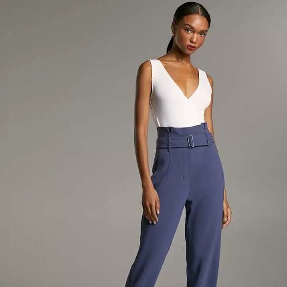 Aritzia Babaton Lido Ribbed Bodysuit in white size XS - Picture 3 of 10